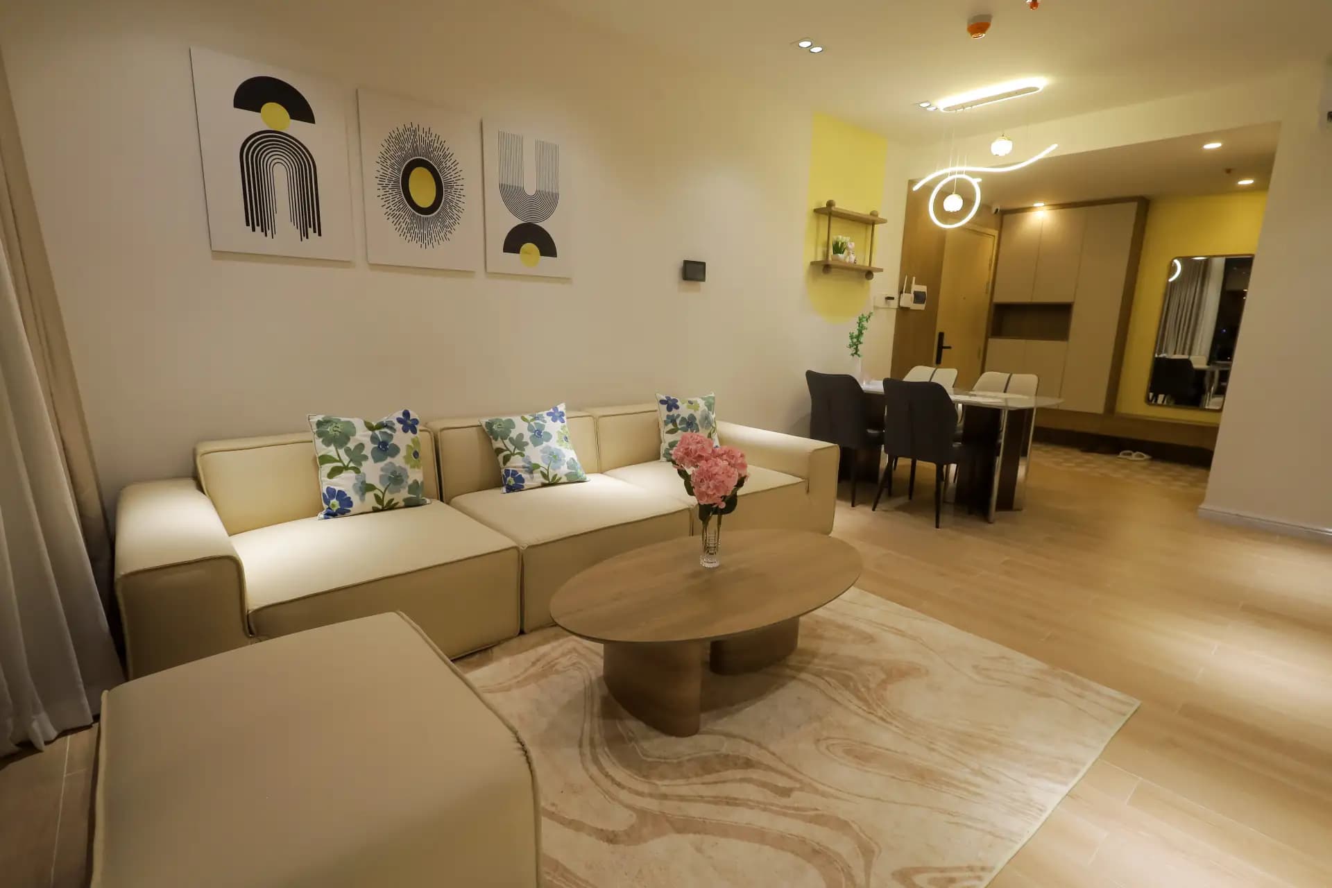 Cho thuê căn hộ góc 2PN Sun Ponte 77m2 full NT view cầu Rồng - Ảnh 2