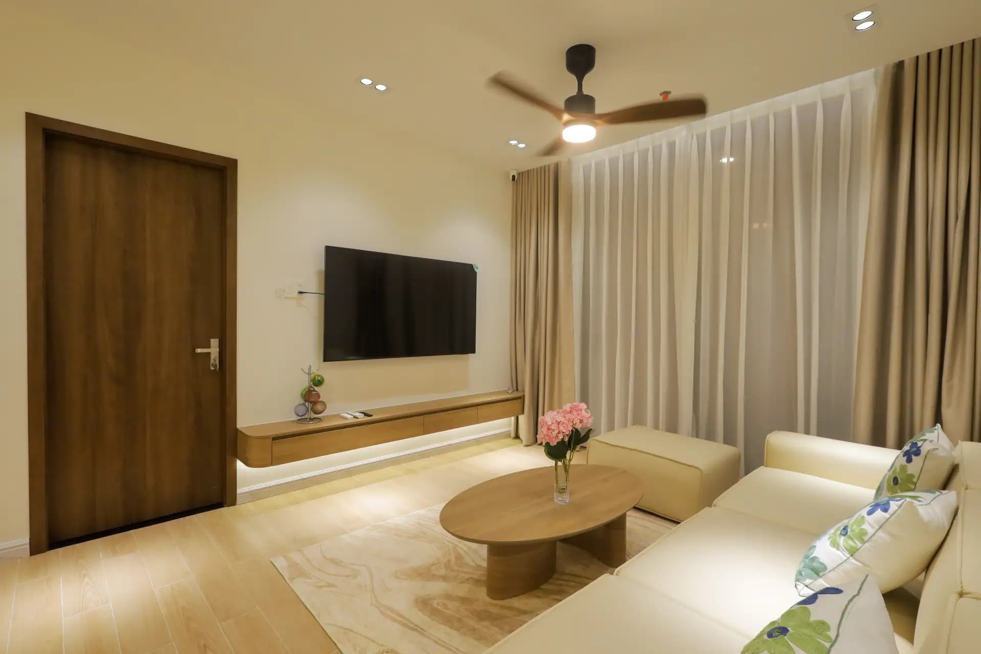 Cho thuê căn hộ góc 2PN Sun Ponte 77m2 full NT view cầu Rồng - Ảnh 3